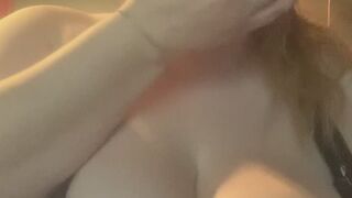 Cute BBW Finishing Partial Bottles