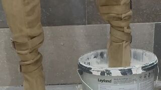 Suede Outfit Destroyed