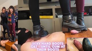 Lytta and Frenique - SEXY Hard Boots CBT And Shoejob until Cum at their boots - with 2 angles - CBT - SHOEJOB - FOOTJOB - TRAMPLING - FOOT DOMINATION - FOOT HUMILIATION - COCK SQUEEZE - TRAMPLING - COCK STOMP - KICK - FOOT WORSHIP -