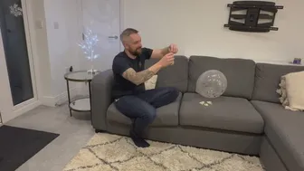 Hot Guy Blowing Up Balloons
