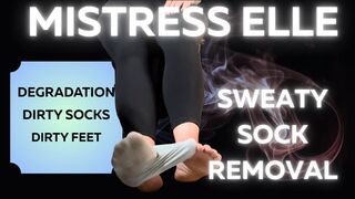 Post-Mow Foot Worship | Dirty Sock Degradation