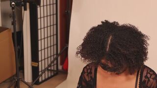 CUTE EBONY GIRL IN FIRST VIDEO: SEX MACHINE
