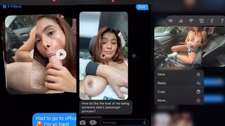Cuckold Texts: Fucking my colleague and showing everything to hubby