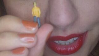 A tiny in my Tongue! - Vore Video