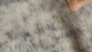 Washing my dirty foot