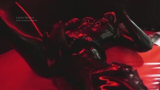 Asianrubberdoll in the cage!