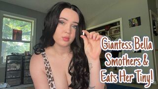 Giantess Bella Smothers and Eats Her Tiny! (1080p)