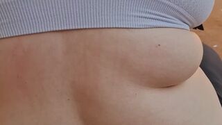 My Hands on Her BBW Back.