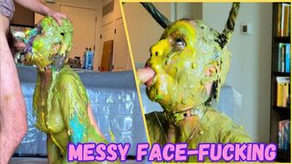 Messy & Humiliating Face Fucking - Deepthroat WAM Blowjob + Hair pulling