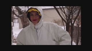 Raincoat Clad Blair Tape Bound and Gagged MP4