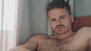 Hairy FTM Rubbing Pussy and Squirting Uncontrollably