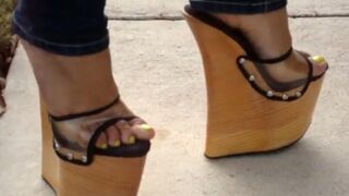 Tara in 8 inches clear wedges - part 1