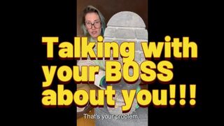 Talking with your boss about you