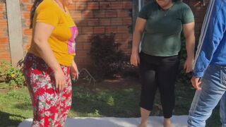 Playful Girl Fight.