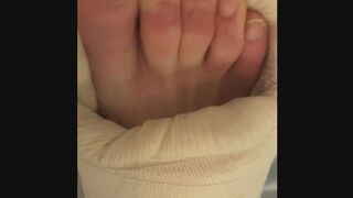 LLC leg cast slide inside your hand or …