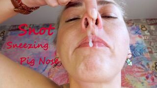 Custom Pig Nose Sneezing