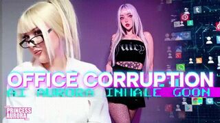 Office Corruption - Ai Aurora inhale goon
