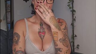 Slutty Student Sneezes with Sneeze Powder (vertical)