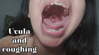 Uvula bouncing and coughing