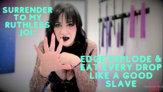 Surrender To My Ruthless JOI Edge Explode & Eat It Up Like A Good Slave 720p MP4