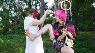 THE FOREST ADVENTURES with ZEPHYR predicament bondage HD 720p