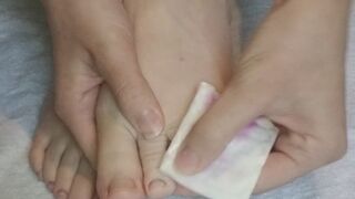 Changing my nail polish