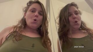 Burping in the mirror - two angles