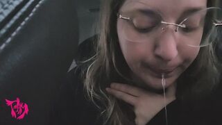 Smoking in the car at Sunrise with Coughing and Nose Blowing Volume 7
