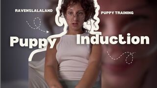 puppy training: crawl. bark. obey.