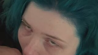 Begging slut gets her mouth used like a doll
