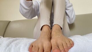 Foot fetish soap asmr