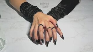 Black Nails Tapping ASMR