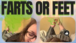 Nasty Phone Tease: Stinky Feet & Explosive Farts Compilation