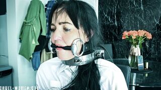 Handcuffed and chained Police Woman Part 3 *wmv version*