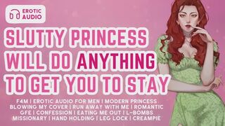 Slutty Princess Will Do ANYTHING To Get You To Stay | F4M | Erotic Audio for Men | Modern Royalty | Secret Princess | Confession | Do You Still Love Me? | Makeup Sex | Eating My Pussy | Kissing | Romantic | Missionary | Leg lock | Creampie | ASMR