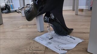 Diploma Gets Unknowingly Shredded Under My £1200 YSL Opyum Heels