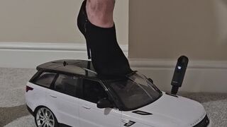Toy Car Crush - Boot Heels and Barefeet