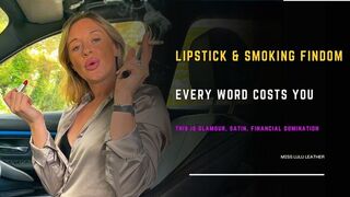 Satin Luxe: Lipstick, Smoke & Control