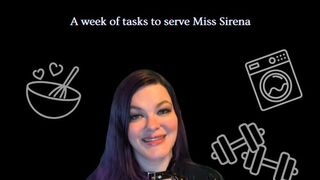 Your Week in Service to Me