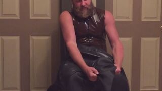 Heavy Rubber Layers - Black on Brown