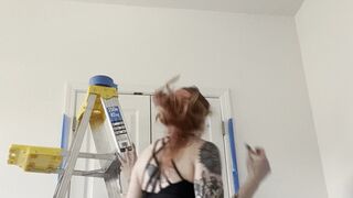 Taping My Room Before Painting