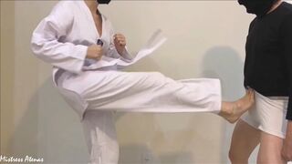 Compilation - all hard Karate kicks to the dick and balls made by me