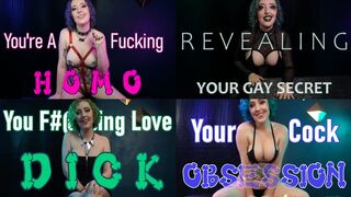 Gay BUNDLE #2 - 25% Off 4 Gay Encouragement Clips by Miss Faith Rae with Gay JOI, Homoerotic Dirty Talk, and Gay Confession - MKV