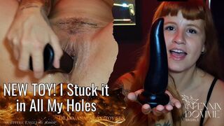 NEW TOY! I Stuck it in All My Holes (SUB ENG 1080p) ANAL , DILDO, BLACK DILDO, TOY SEX, REDHEAD C4SSpanking25