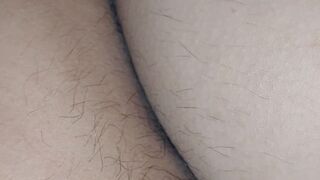 Hairy sweaty asshole fart sniffing POV