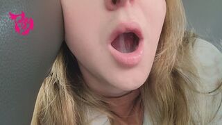 Spit Bubble Blowing in the Car V3