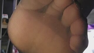 Did I just catch you smelling my feet?