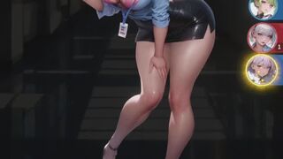 She rides hard in cowgirl, bouncing and grinding while moaning for more. Every thrust pushes her deeper into pleasure until she can’t stop begging for it harder.