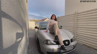 Toxic Car Gas in Tight Leggings