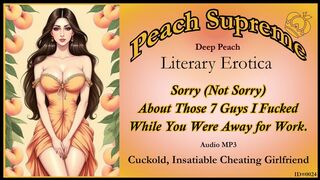 Sorry not sorry about those seven guys I fucked while you were away for work. [POV Erotic Audio] [Confession] [Insatiable Cheating Girlfriend] ***MP3***